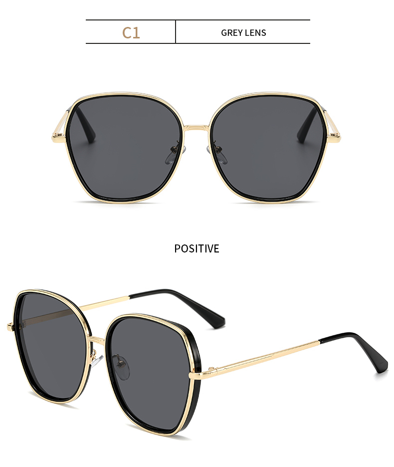 Polarized mirror lens sunglasses retro designer eyewear Super X Studio